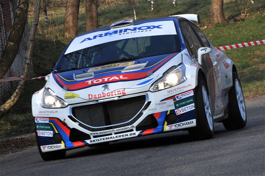 Christian Jensen kunne endnu en gang vinde det klassiske AutoPartner / Ans Kro Rally Grand Prix